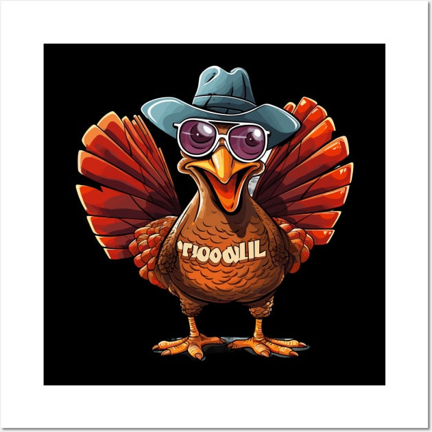 Coolest Turkey in town Wall Art by Graceful Designs